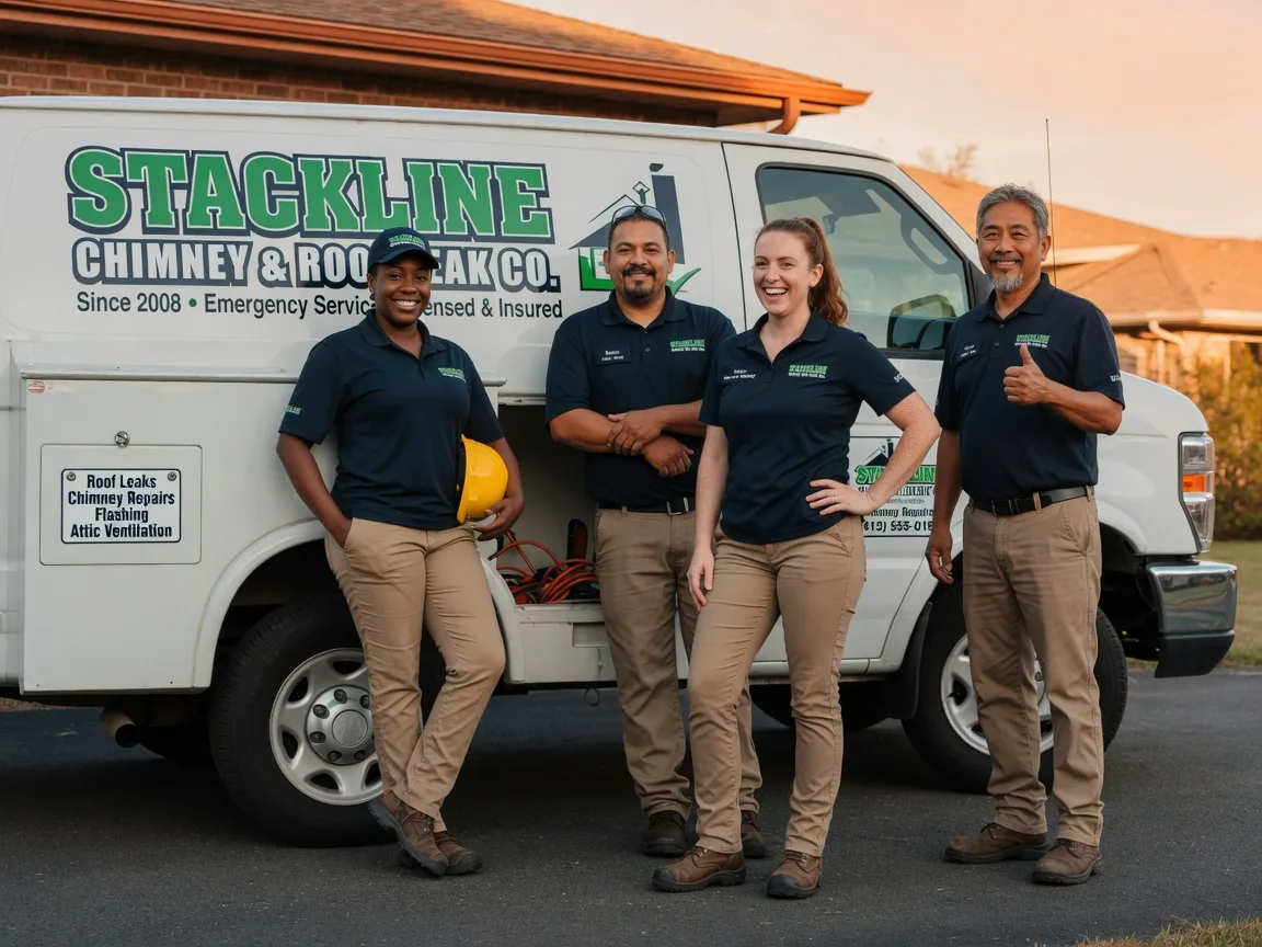 Chimney flashing repair company in Starbuck, WA